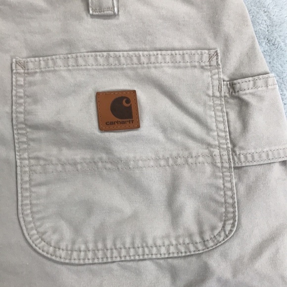 Carhartt Men's Regular Fit Cnvas Utility Shorts Size 40  Tan - Picture 8 of 12